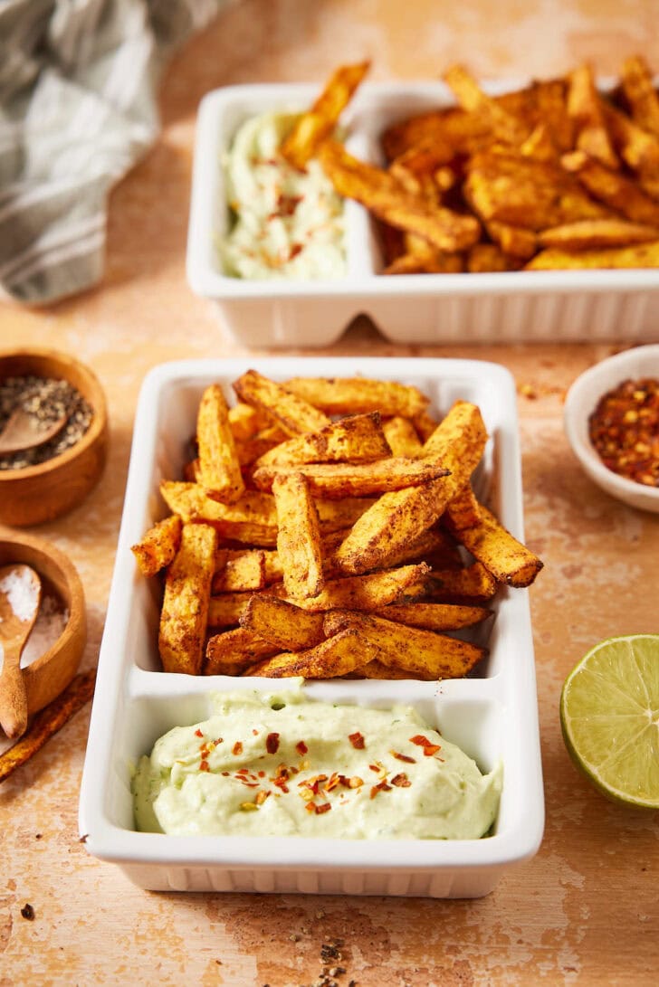 Zoete aardappelfriet