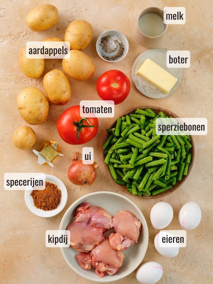 Sperziebonen ovenschotel ingredienten