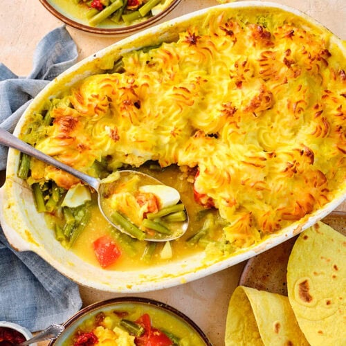 Sperziebonen ovenschotel