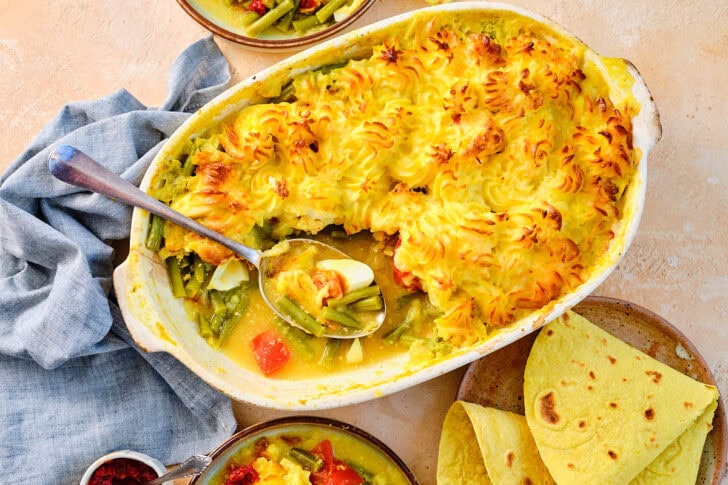 Sperziebonen ovenschotel