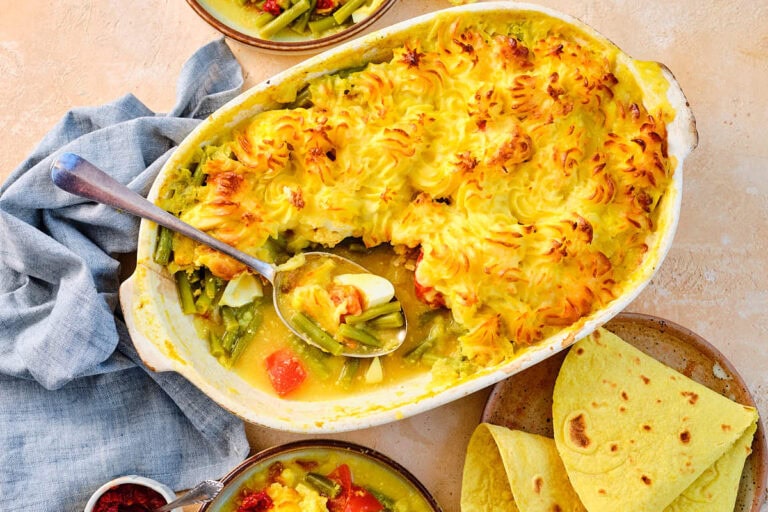 Sperziebonen ovenschotel