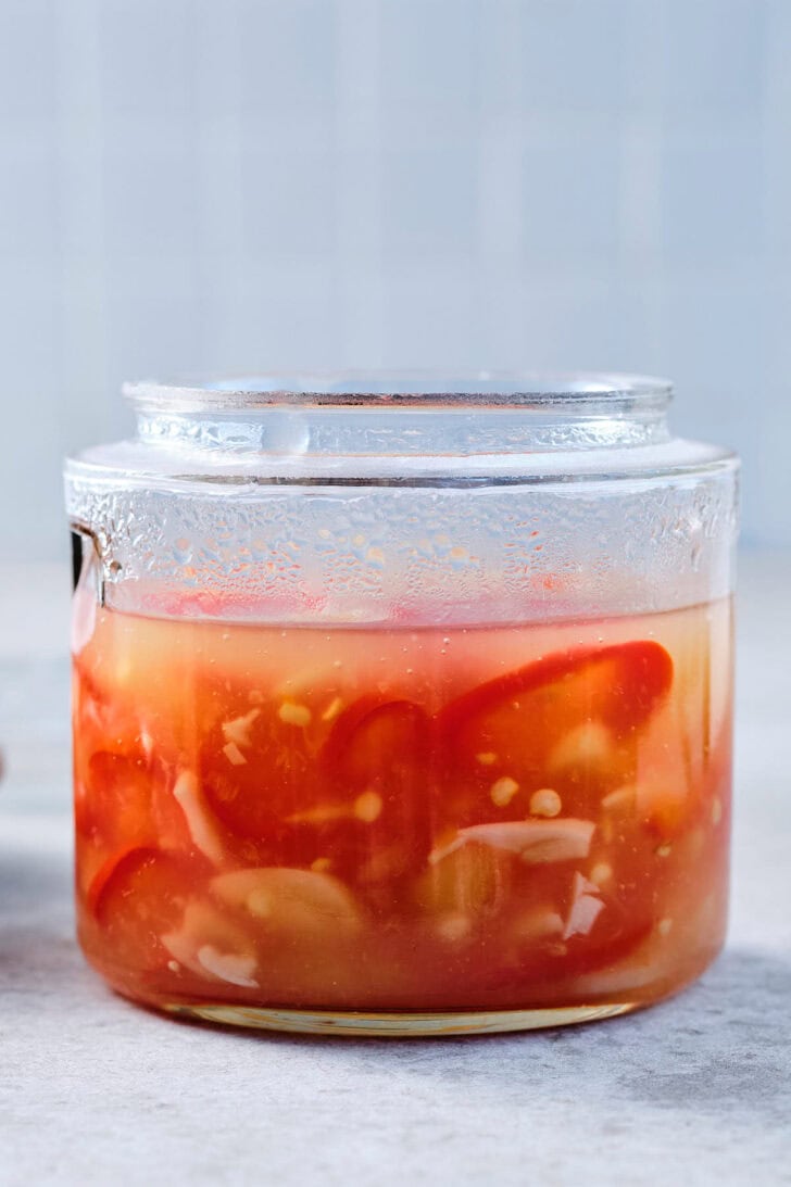 Maak zelf makkelijk sweet chili saus